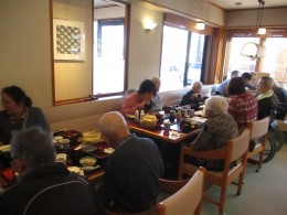 外食に行きました。