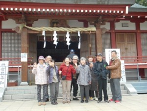 1／24　千勝神社へ初詣参拝